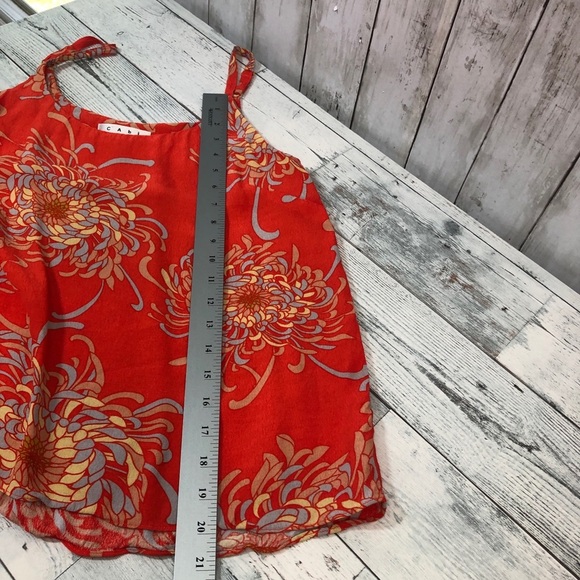 CAbi Lovely Day Mum Orange Floral Cami Small - Picture 6 of 9